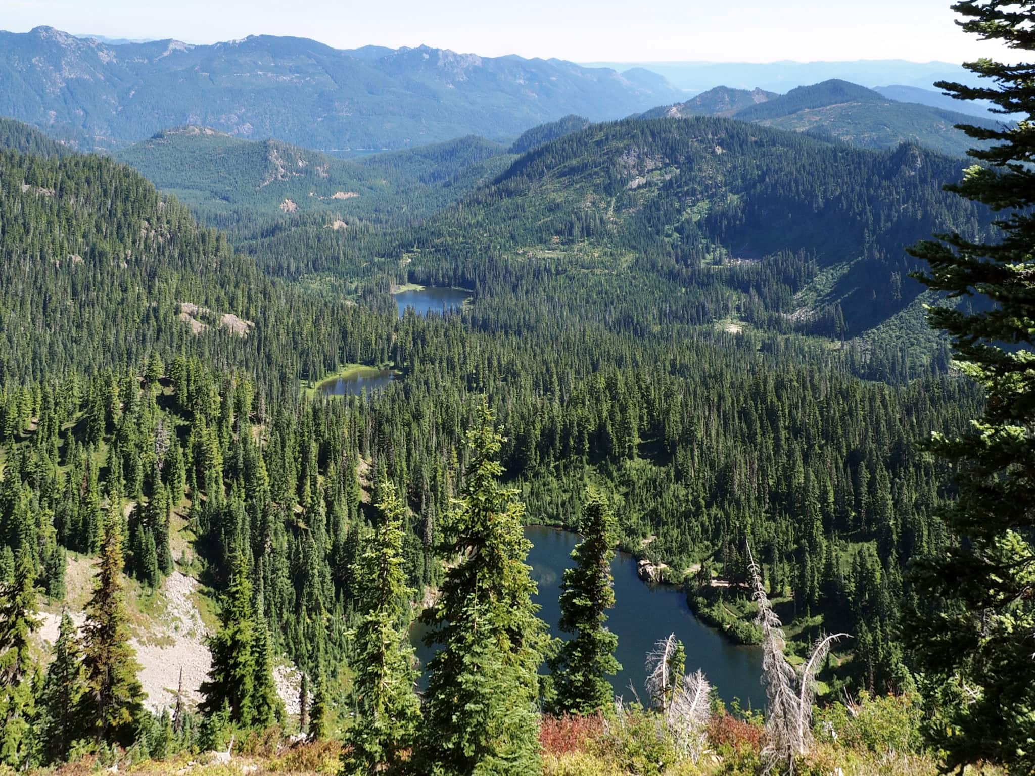 Margaret Lake, Twin Lakes, and Lake Lillian HesperosFlown